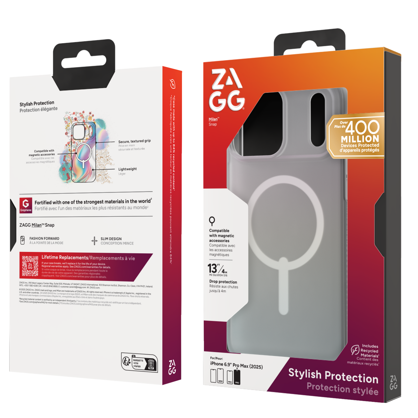 ZAGG Milan Snap Case iPhone 17 Pro Max - Iridescent