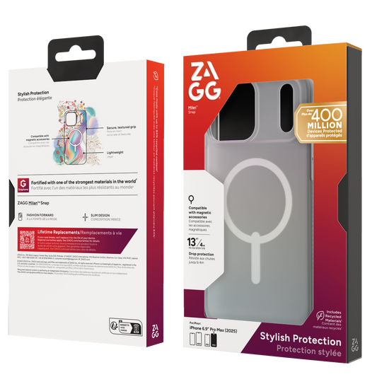 ZAGG Milan Snap Case iPhone 17 Pro Max - Iridescent