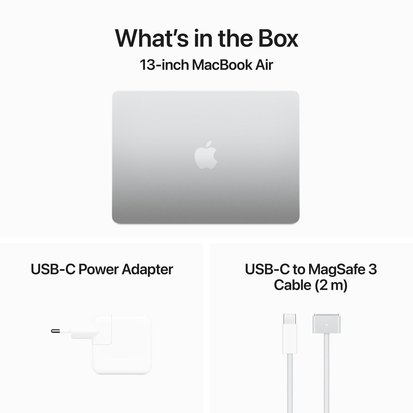 13-inch MacBook Air: Apple M3 chip with 8‑core CPU and 10‑core GPU, 512GB SSD - Silver