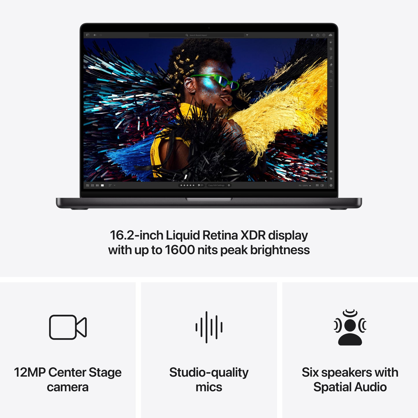 16-inch MacBook Pro: Apple M4 Max chip with 16‑core CPU and 40‑core GPU, 1TB SSD - Space Black