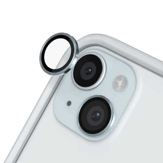 Rhinoshield 9H Tempered Glass Lens Protector for iPhone 15 / iPhone 15 Plus (Blue)