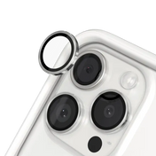 Rhinoshield 9H Tempered Glass Lens Protector for iPhone 15 Pro / iPhone 15 Pro Max (Silver)