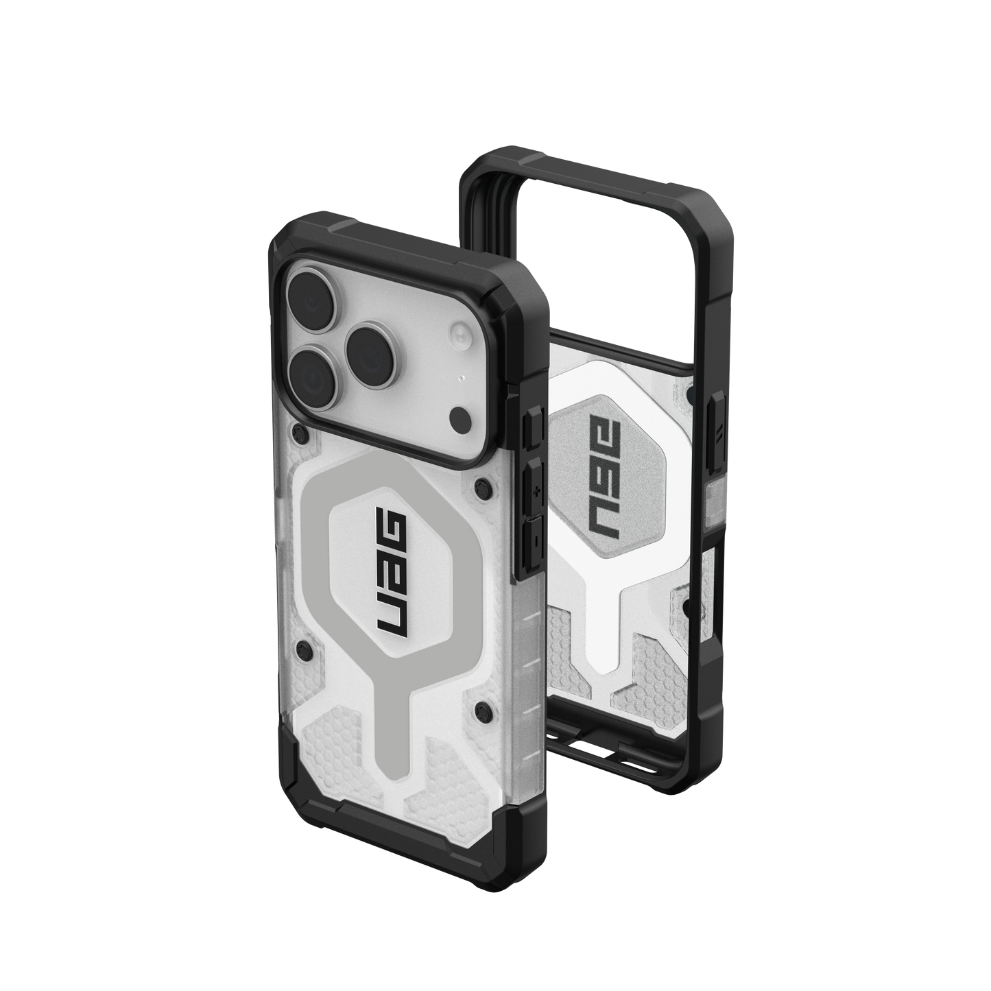 UAG iPhone 17 Pro Pathfinder Clear MagSafe - Ice/Silver