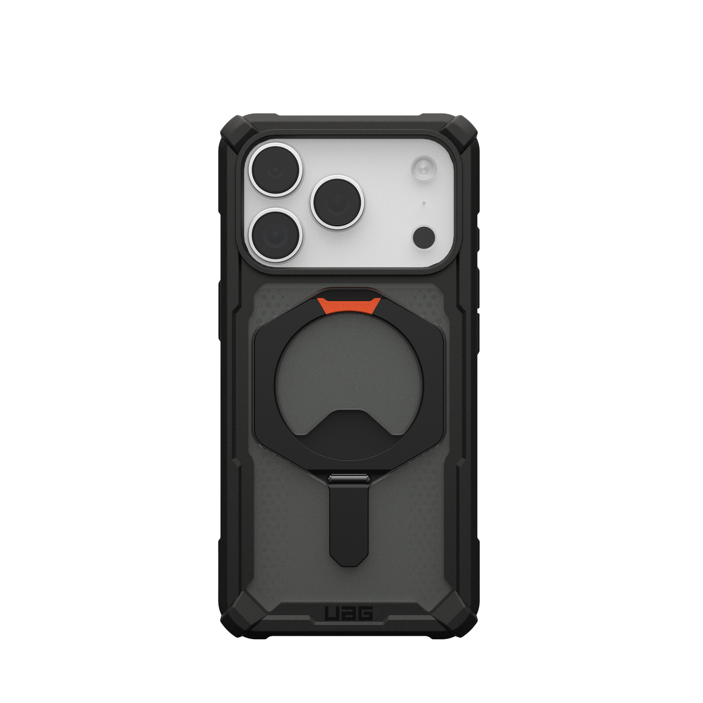 UAG Plasma XTE Magsafe Case for iPhone 17 Pro (Black/Pop Orange)