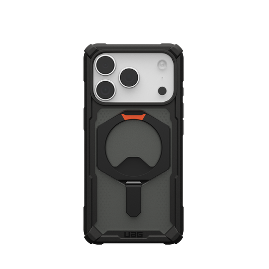 UAG Plasma XTE Magsafe Case for iPhone 17 Pro (Black/Pop Orange)