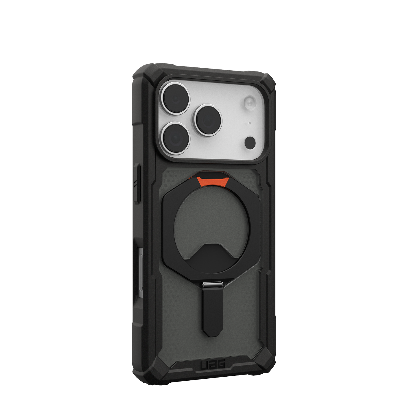 UAG Plasma XTE Magsafe Case for iPhone 17 Pro (Black/Pop Orange)