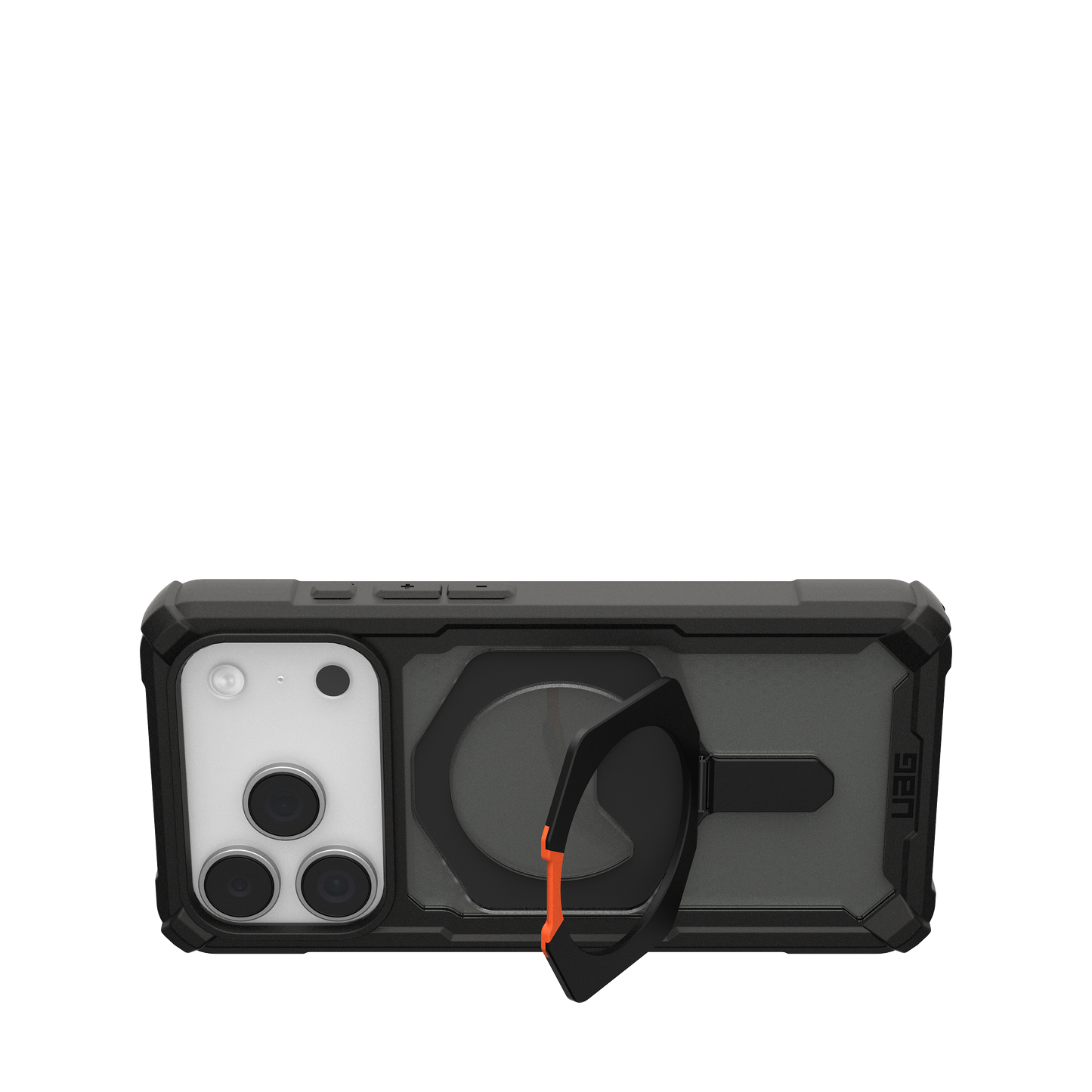 UAG Plasma XTE Magsafe Case for iPhone 17 Pro (Black/Pop Orange)