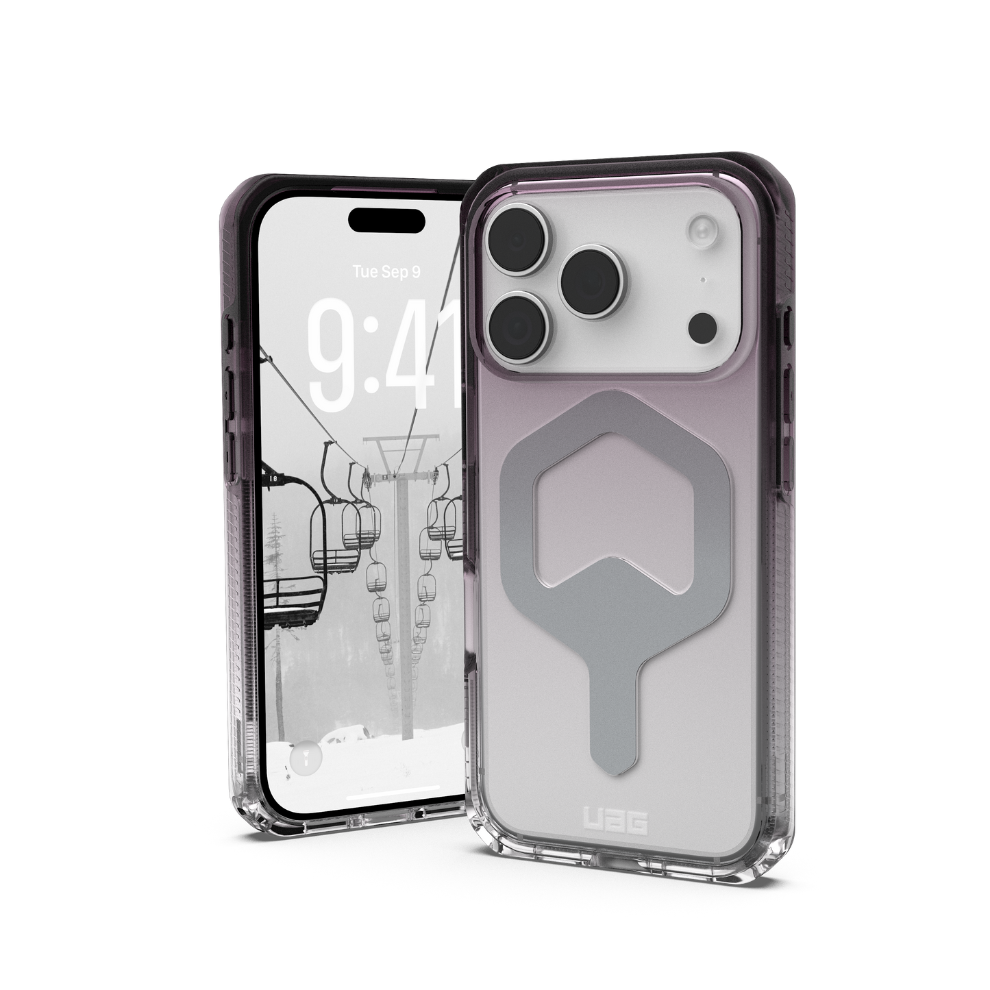 UAG iPhone 17 Pro Plyo MagSafe - Black/Clear Ombre