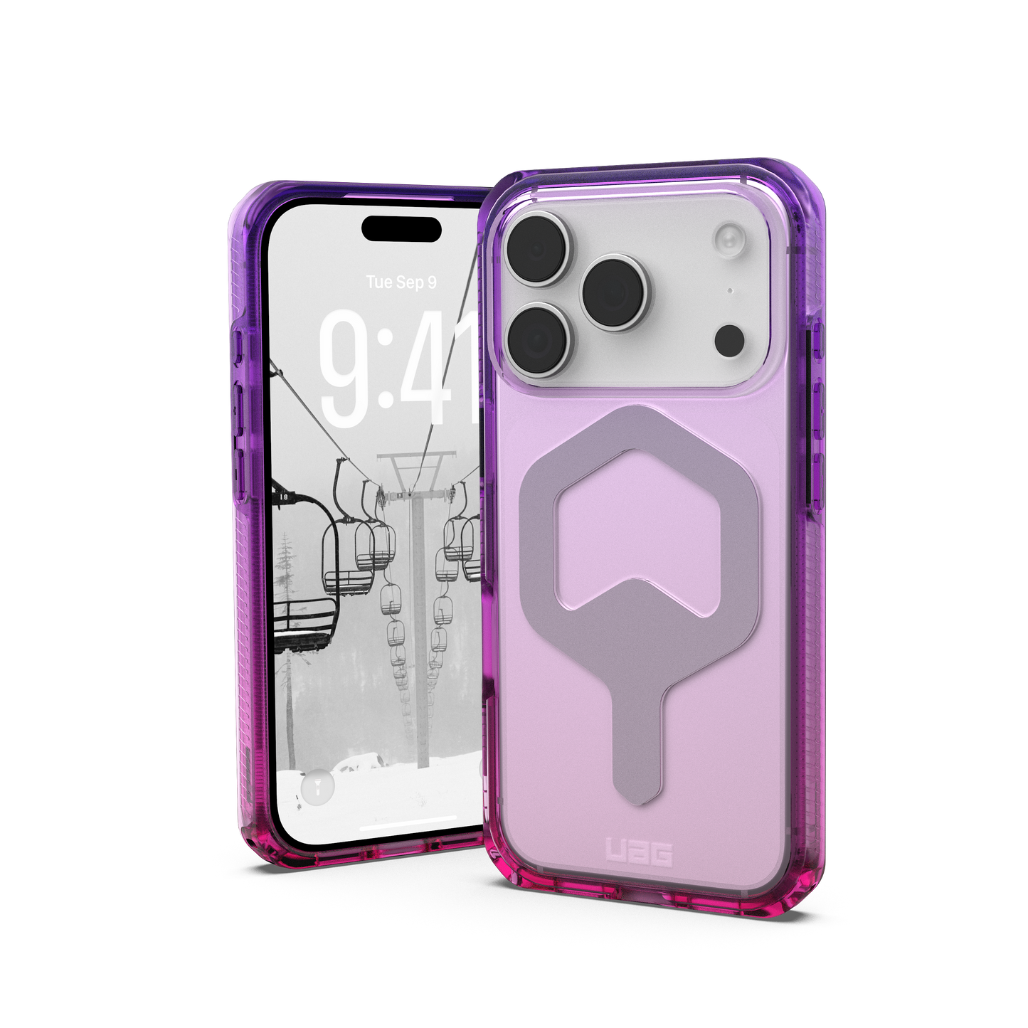 UAG iPhone 17 Pro Plyo MagSafe - Purple/Pink Ombre