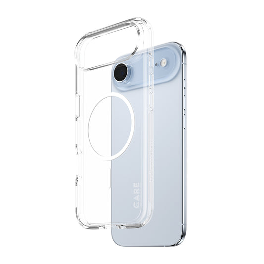CARE by PanzerGlass® Flagship Case Transparent Urban Explorer with White MagSafe iPhone Air