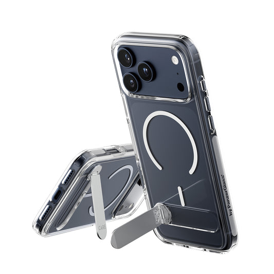 CARE by PanzerGlass® Feature Case Transparent with Kickstand & MagSafe iPhone 17 Pro Max