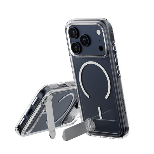 CARE by PanzerGlass® Feature Case Transparent with Kickstand & MagSafe iPhone 17 Pro