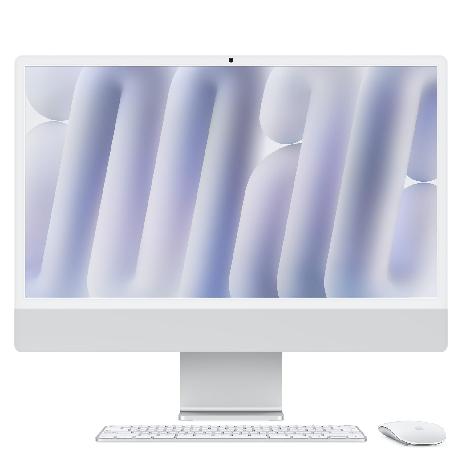 24-inch iMac with Retina 4.5K display: Apple M4 chip with 10-core CPU and 10-core GPU, 256GB SSD - Silver