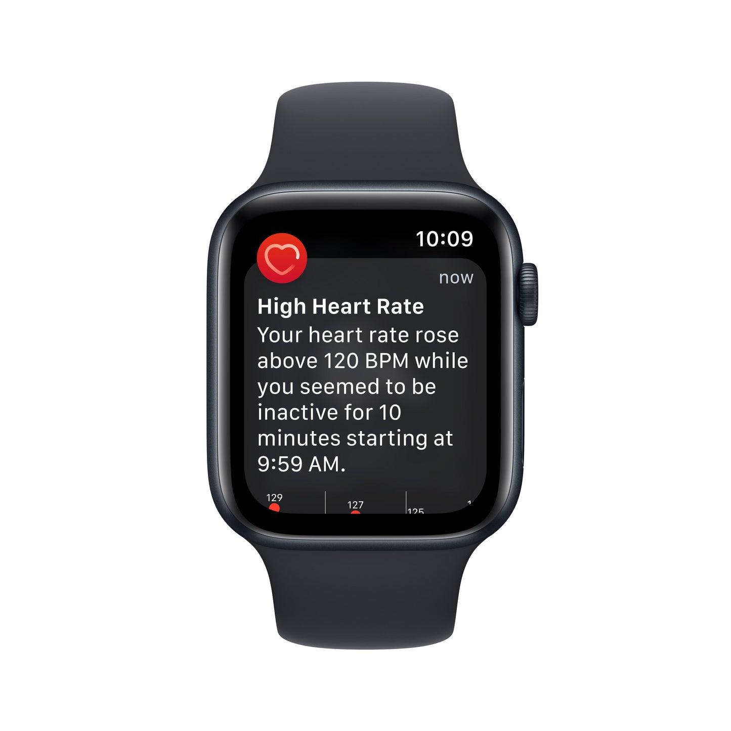 Apple Watch SE GPS + Cellular 44mm Midnight Aluminium Case with Midnight Sport Band - Regular