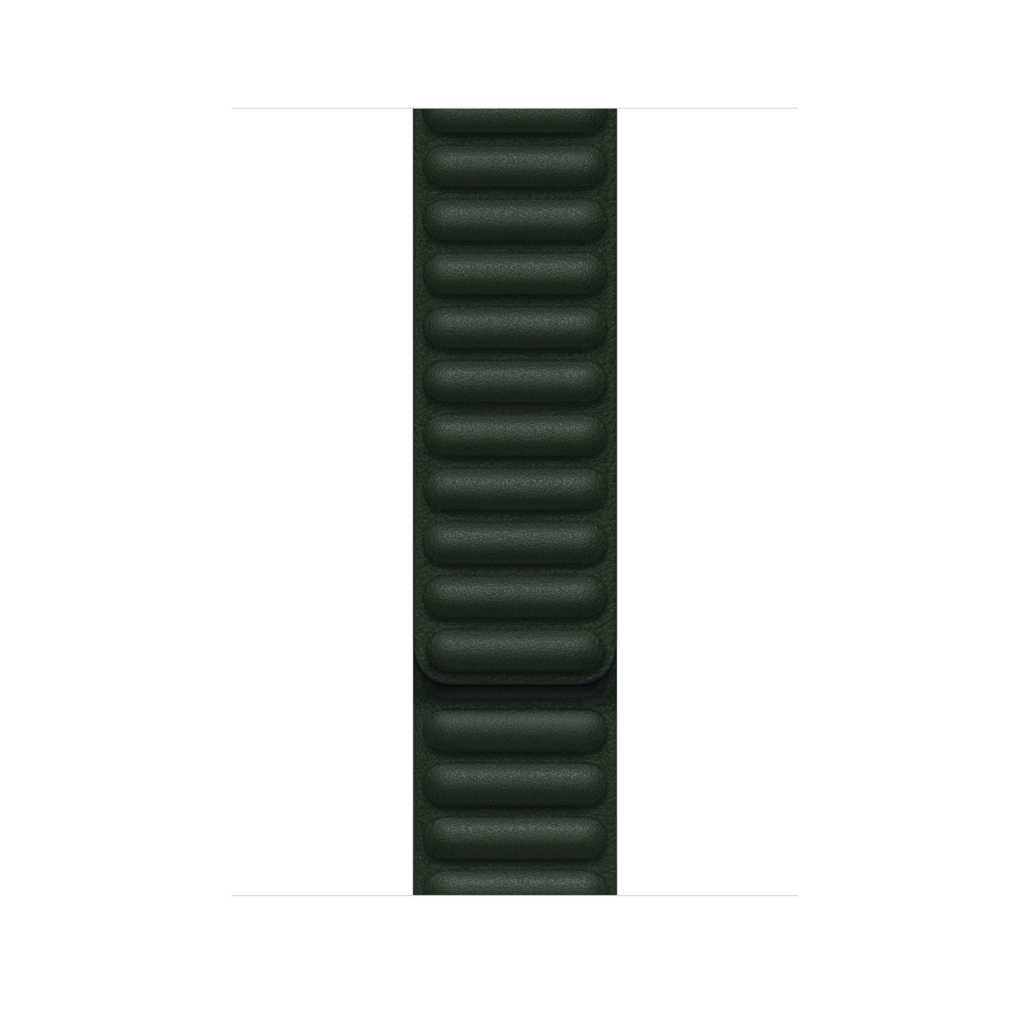 45mm Sequoia Green Leather Link - S/M