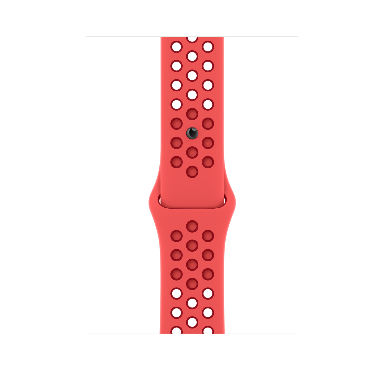 45mm Bright Crimson/Gym Red Nike Sport Band