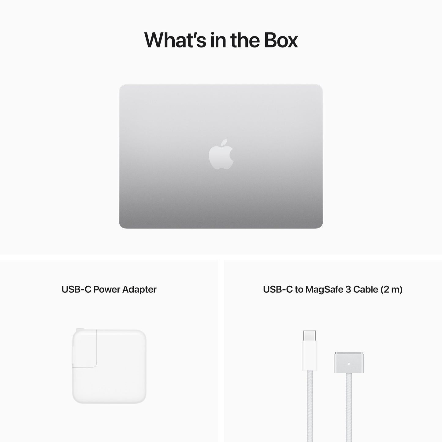 13-inch MacBook Air: Apple M2 chip with 8‑core CPU and 10‑core GPU, 512GB SSD - Silver