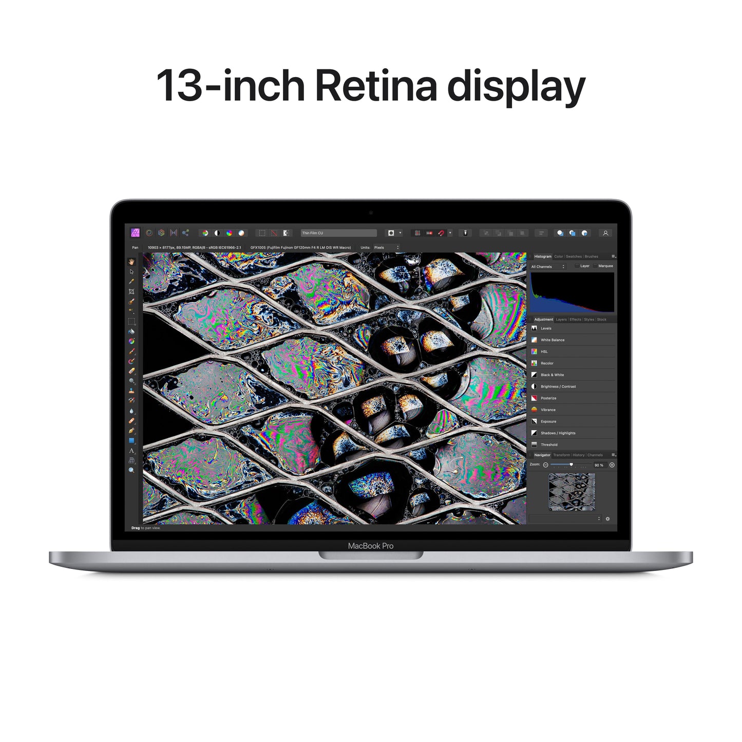 13-inch MacBook Pro: Apple M2 chip with 8‑core CPU and 10‑core GPU, 256GB SSD - Space Grey