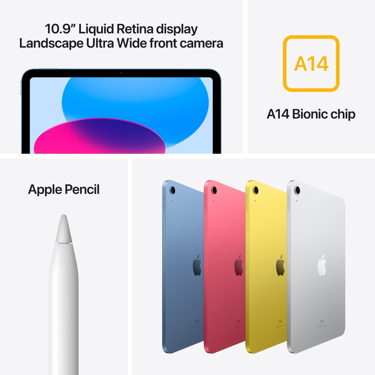 2022 10.9-inch iPad Wi-Fi 64GB - Pink (10th generation)