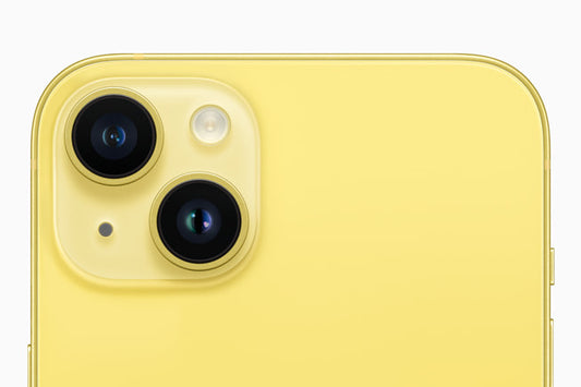 Hello, yellow! Introducing the new iPhone 14 and iPhone 14 Plus.