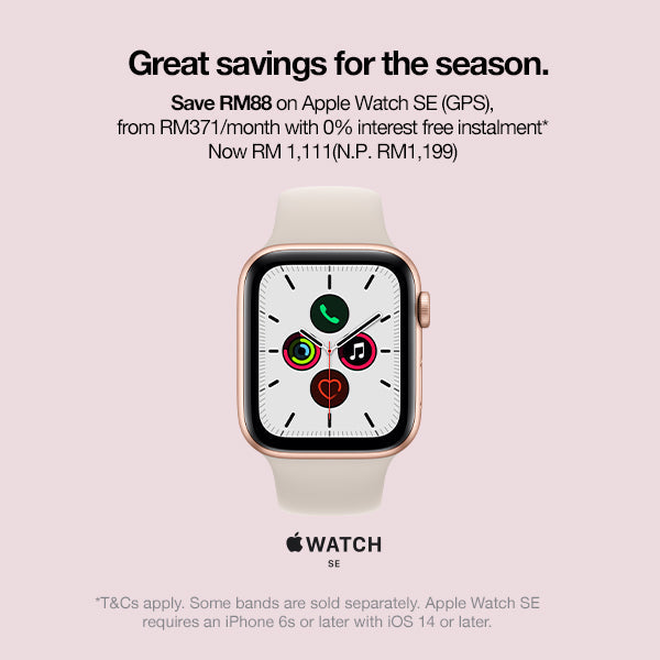 Save RM88 on Apple Watch SE (GPS)