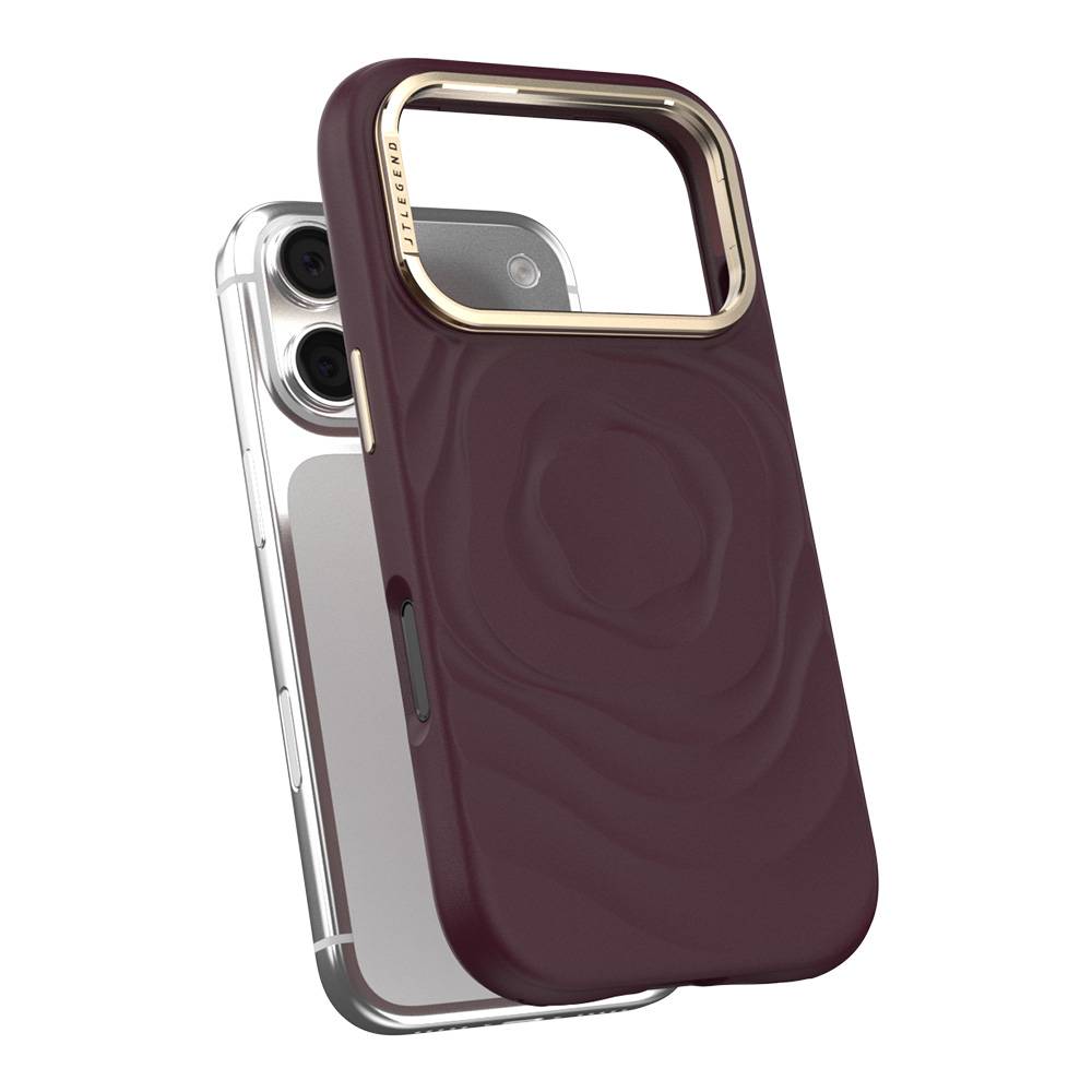 JTLegend iPhone 18 Pro Bloom Mag Case with Lens Stand - Rose Red