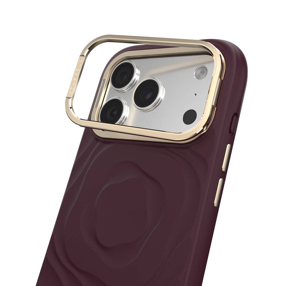 JTLegend iPhone 18 Pro Bloom Mag Case with Lens Stand - Rose Red