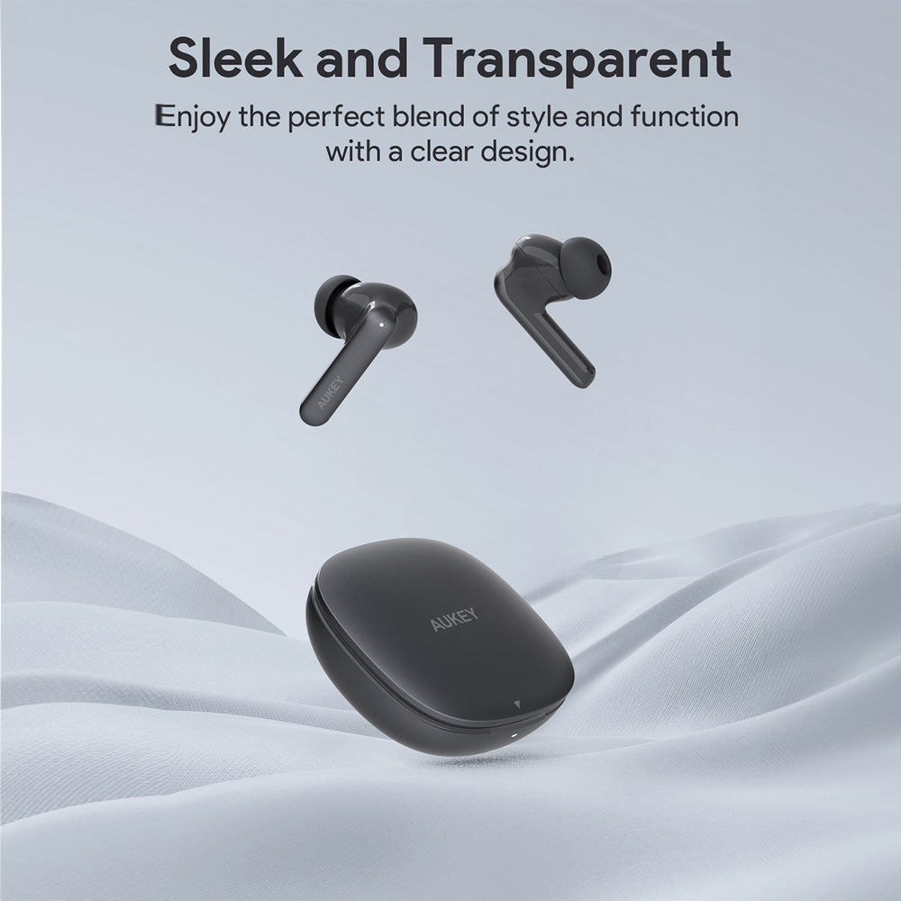 Aukey EP-B2 True Wireless Earbuds With Adaptive Hybrid ANC BT5.4 (White)