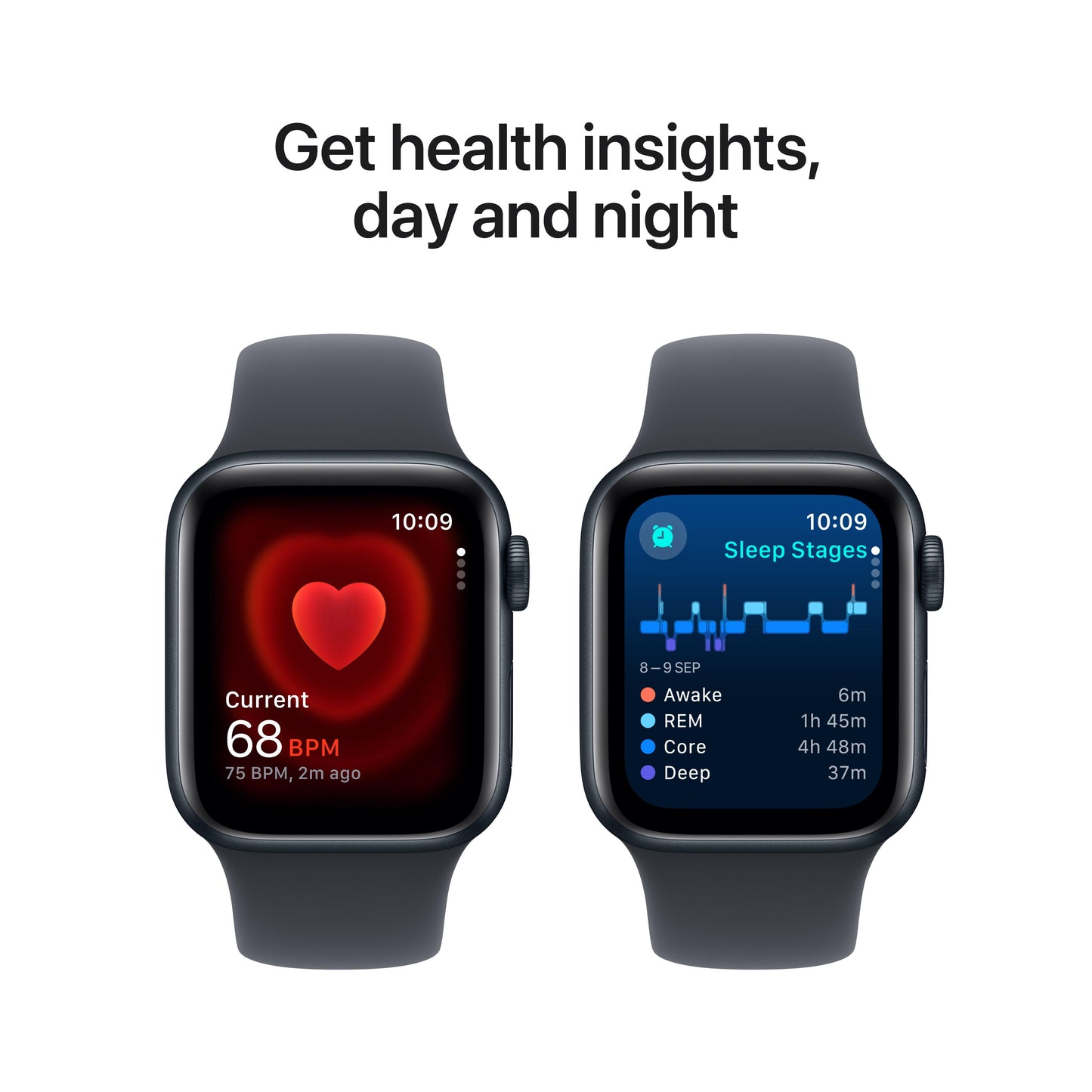 Apple Watch SE GPS + Cellular 40mm Midnight Aluminium Case with Midnight Sport Band - M/L