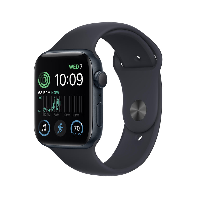 Apple Watch SE GPS 44mm Midnight Aluminium Case with Midnight