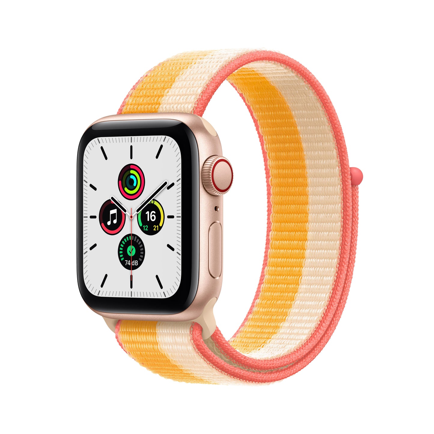 Apple Watch SE GPS Cellular 40mm Gold Aluminium Case with Maize