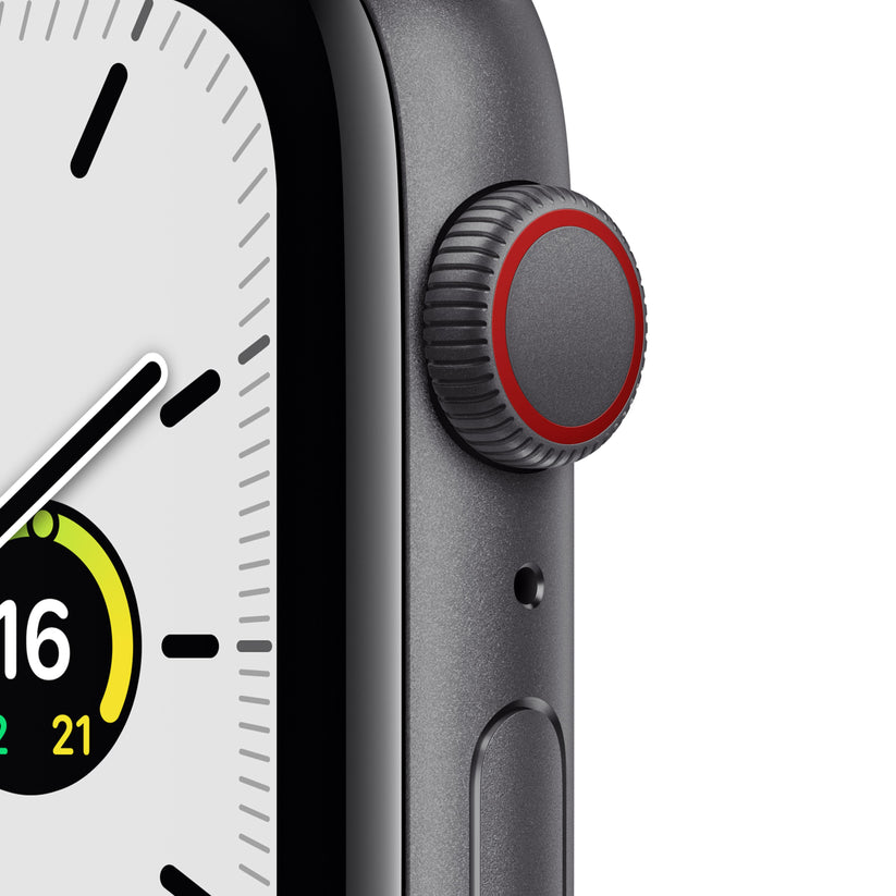 Apple Watch SE GPS Cellular 44mm Space Grey Aluminium Case with