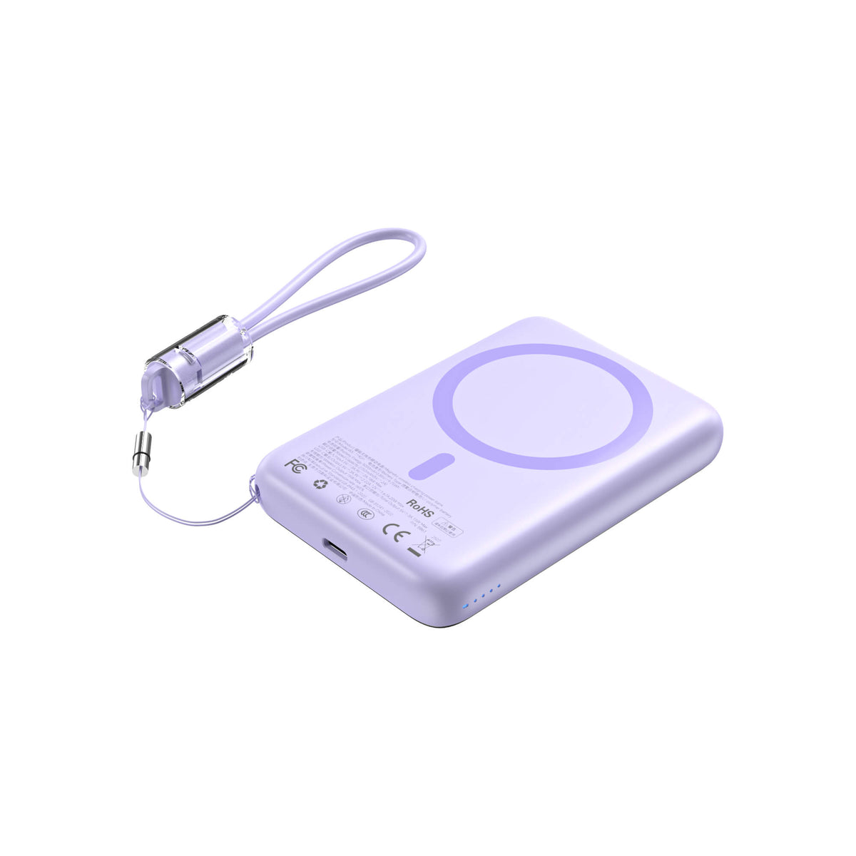 Choetech PD22.5W 10000mAh Magleap Wireless Powerbank (CCC) - Purple