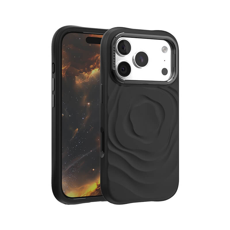 JTLegend iPhone 18 Pro Max Bloom Mag Case with Lens Stand - Rose Noir