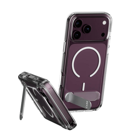 CARE by PanzerGlass® Feature case Transparent Urban Explorer with Kickstand and White MagSafe Apple iPhone 2026 Pro