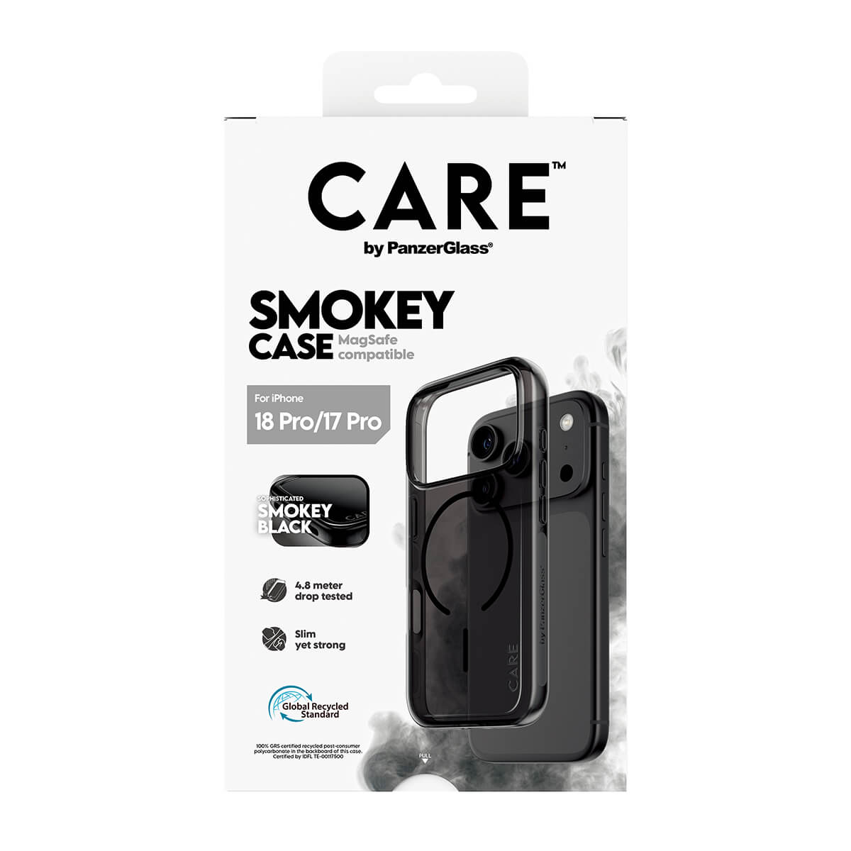 CARE by PanzerGlass® Flagship Case Urban Explorer Smokey with Black MagSafe iPhone 2026 Pro