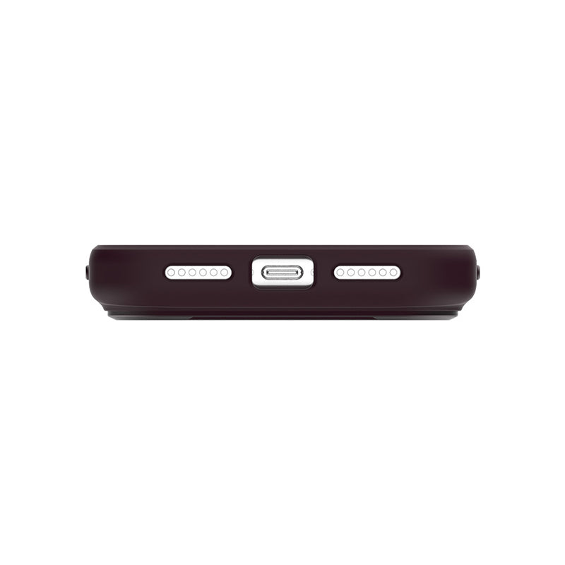 JTLegend iPhone 18 Pro Max Edge Solid Mag Rotated Stand Case - Matte Berry Wine