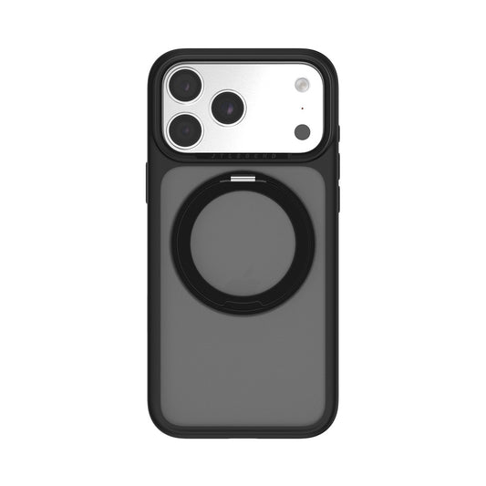 JTLegend iPhone 18 Pro Max Edge Solid Mag Rotated Stand Case - Matte Black