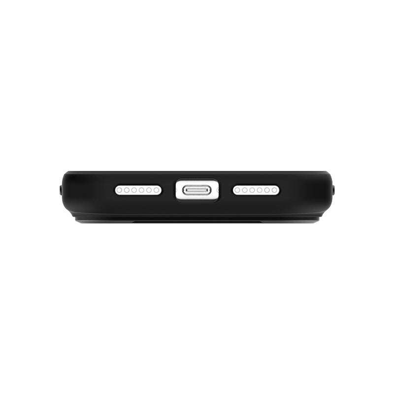 JTLegend iPhone 18 Pro Max Edge Solid Mag Rotated Stand Case - Matte Black