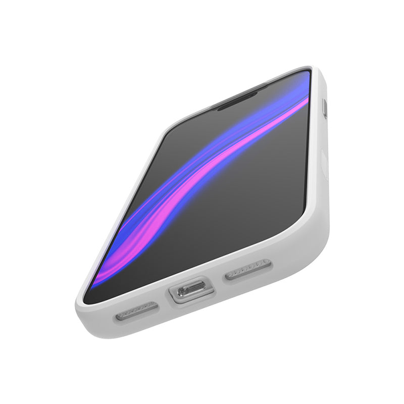 JTLegend iPhone 18 Pro Max Edge Solid Mag Rotated Stand Case - Matte White