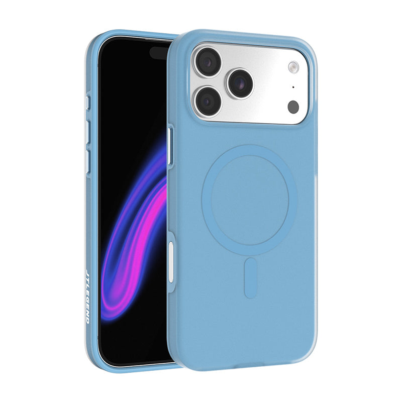 JTLegend iPhone 18 Pro Max Frost Jelly Mag Case - Light Blue