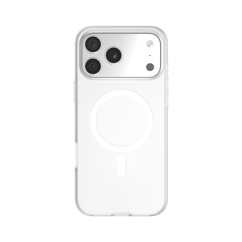 JTLegend iPhone 18 Pro Max Frost Jelly Mag Case - Polar White