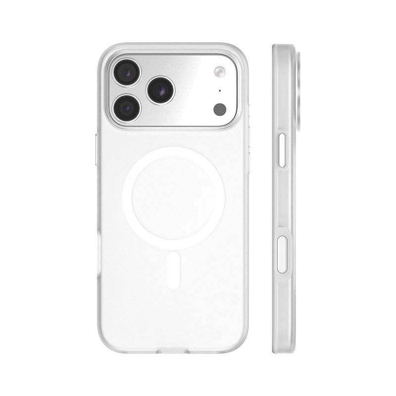 JTLegend iPhone 18 Pro Max Frost Jelly Mag Case - Polar White