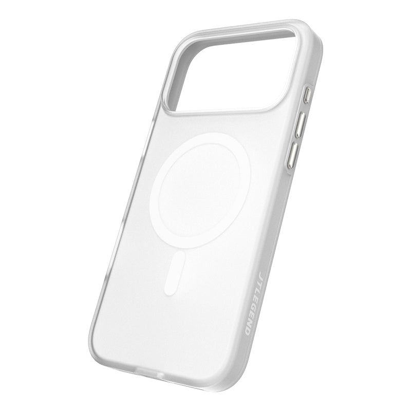 JTLegend iPhone 18 Pro Max Frost Jelly Mag Case - Polar White