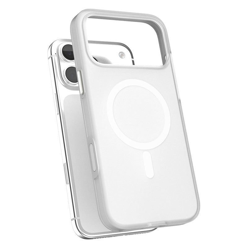 JTLegend iPhone 18 Pro Max Frost Jelly Mag Case - Polar White