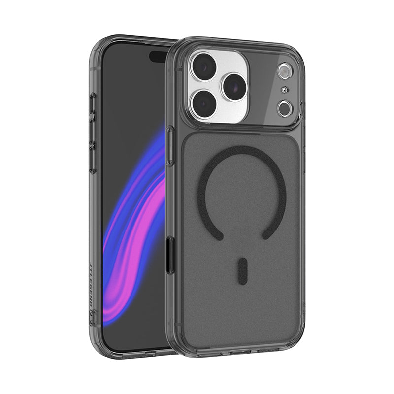 JTLegend iPhone 18 Pro Hybrid Cushion Mag Case - Matte Black