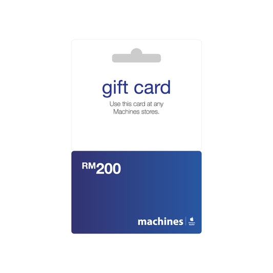 Machines Gift Card - RM200