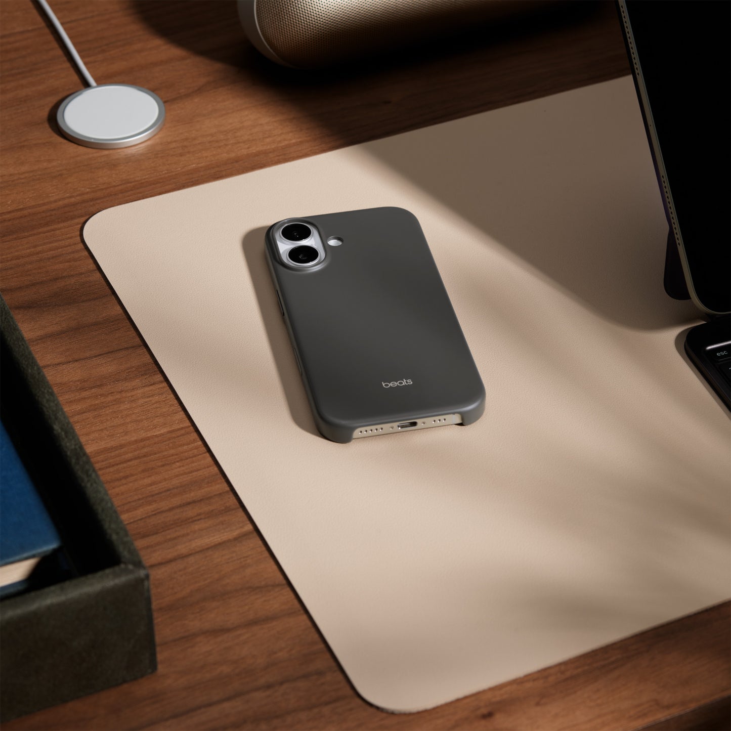 Beats iPhone 17 Case with MagSafe and Camera Control — Granite Gray