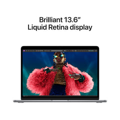 13-inch MacBook Air: Apple M3 chip with 8‑core CPU and 8‑core GPU, 256GB SSD - Space Grey