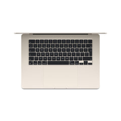 15-inch MacBook Air: Apple M3 chip with 8‑core CPU and 10‑core GPU, 256GB SSD - Starlight